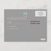 PixDezines Seahorse RSVP briefkaarten/voor 5x7 uit Uitnodiging Briefkaart (Achterkant)