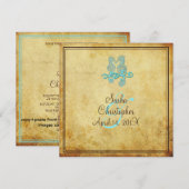 PixDezines  Seahorse / Uitnodigingen (Voorkant / Achterkant)