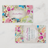 PixDezines seraphine garden Visitekaartje (Voorkant / Achterkant)