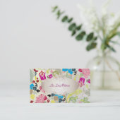 PixDezines seraphine garden Visitekaartje (Staand voorkant)