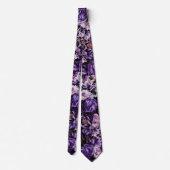 PixDezines Sfeervolle Verse Bloemen DIY Achtergron Stropdas (Achterkant)