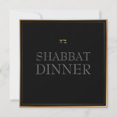 PixDezines Shabbat Dinner/DIY achtergrondkleur Kaart (Voorkant)