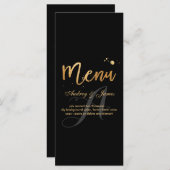 PixDezines Shine Menu/Faux Gold/Fancy Script Menu (Voorkant / Achterkant)