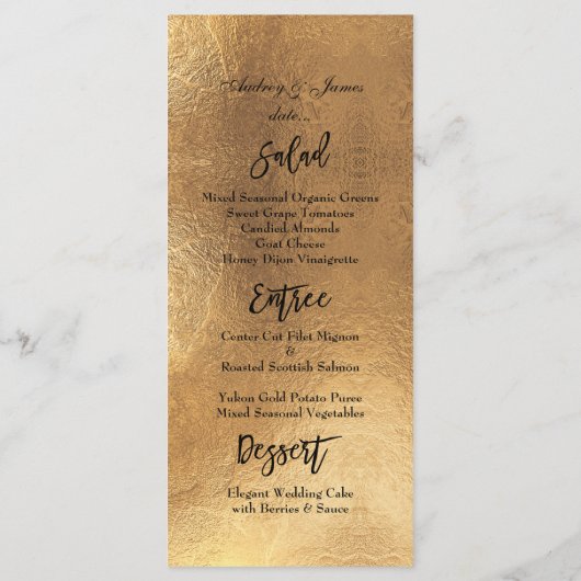 PixDezines Shine Menu/Faux Gold Folie/DIY achtergr Menu (Achterkant)