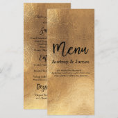 PixDezines Shine Menu/Faux Gold Folie/DIY achtergr Menu (Voorkant / Achterkant)