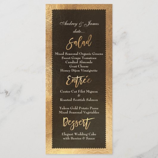 PixDezines Shine Menu/Faux Gold Folie/DIY achtergr Menu (Achterkant)