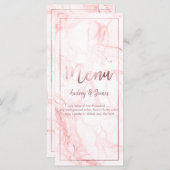 PixDezines Shine Menu/Faux Gold/Marble Menu (Voorkant / Achterkant)