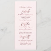 PixDezines Shine Menu/Faux Roos Gold/Fancy Script Menu (Achterkant)