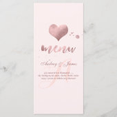 PixDezines Shine Menu/Faux Roos Gold Heart Menu (Voorkant)