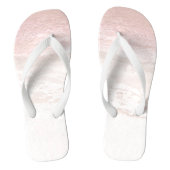 PixDezines Shoreline Blush Roze Teenslippers (Voetbed)