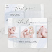 PixDezines Shower Hartelijk dank voor penseelstrek Briefkaart (Voorkant / Achterkant)