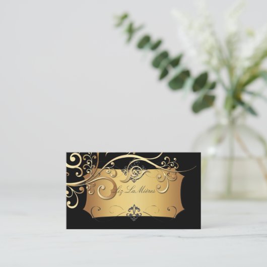 PixDezines  siercirkels/DIY-kleur Visitekaartje (Staand voorkant)