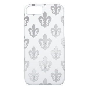 PixDezines Silvaur de lis/DIY achtergrond iPhone 8/7 Hoesje