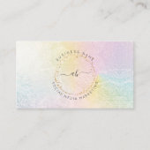 PixDezines Simple Blush Bruske Stroke Snoep Visitekaartje (Voorkant)