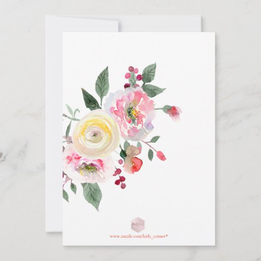 PixDezines SIP+SEE, PASTEL WATERVERF ROZEN Aankondiging (Achterkant)