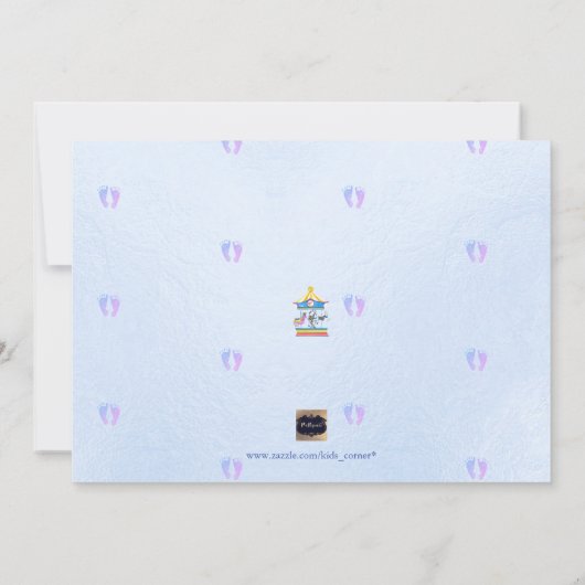 PixDezines SIP+SEE, WATERCOLOR CAROUSEL Aankondiging (Achterkant)