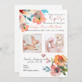 PixDezines SIP+SEE, WATERVERF BLOEMEN Aankondiging (Voorkant / Achterkant)