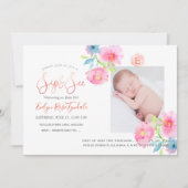 PixDezines SIP+SEE, WATERVERF FLOWERS Aankondiging (Voorkant)