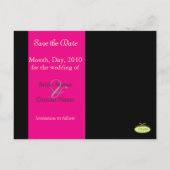 PixDezines slaat de datumfotolijsten/DIY-kleuren o Aankondigingskaart (Achterkant)