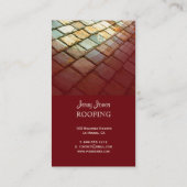 PixDezines Slate Roof, voor de gek houden Visitekaartje (Achterkant)