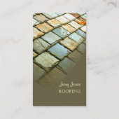 PixDezines Slate Roof, voor de gek houden Visitekaartje (Achterkant)