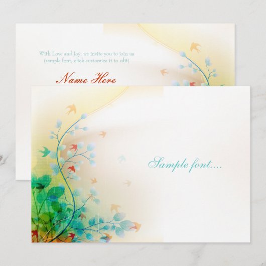 PixDezines-slikken, DIY-kaarten/monogram toevoegen Kaart (Voorkant / Achterkant)