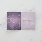 PixDezines Sneeuwvlokken / Foto Bedankt Kaarten (Binnen)