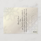 PixDezines Sneeuwvlokken+Kroonluchter Briefkaart (Achterkant)