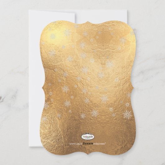 PixDezines sneeuwvlokken/vakantiekaarten Feestdagenkaart (Achterkant)