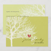 PixDezines Sneeuwvogels|Duivende kleur|winter Kaart (Voorkant / Achterkant)