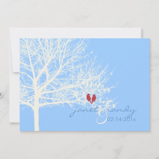 PixDezines Sneeuwvogels|Herfst|Winter|Duizelige kl Kaart (Voorkant)