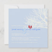 PixDezines Sneeuwvogels | Herfst + winteruitnodigi Kaart (Achterkant)