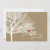 PixDezines Sneeuwvogels | Herfst + winteruitnodigi Kaart (Voorkant)