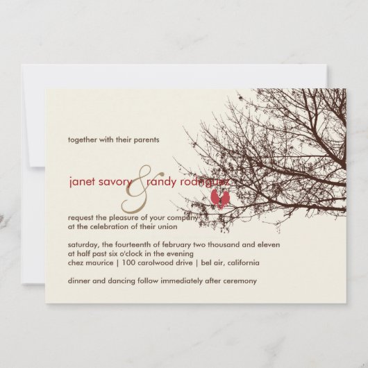 PixDezines Sneeuwvogels | Herfst + winteruitnodigi Kaart (Achterkant)