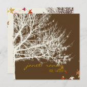 PixDezines sneeuwvogels/winter/dij achtergrondkleu Kaart (Voorkant / Achterkant)