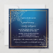 PixDezines Snowflakes, Winterevenementen Kaart (Achterkant)