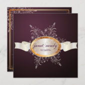 PixDezines Snowflakes, Winterevenementen Kaart (Voorkant / Achterkant)