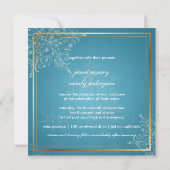 PixDezines Snowflakes, Winterevenementen Kaart (Achterkant)