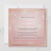 PixDezines Snowflakes, Winterevenementen Kaart (Achterkant)