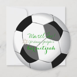 PixDezines soccer bar mitzvah/DIY kleur Kaart