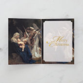 PixDezines Songs of Angels, Holiday Greeting Cards Feestdagen Kaart (Binnen)