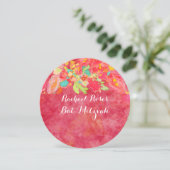 PixDezines sophie's garden/Bat Mitswa Kaart (Staand voorkant)