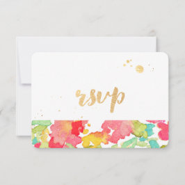 PixDezines sophie's garden/bloemendecor/rsvp RSVP Kaartje