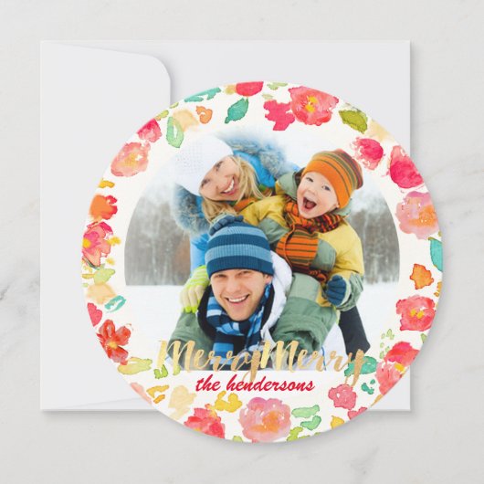 PixDezines sophie's tuin/vakantiekaarten Feestdagenkaart (Voorkant)