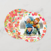 PixDezines sophie's tuin/vakantiekaarten Feestdagenkaart (Voorkant / Achterkant)