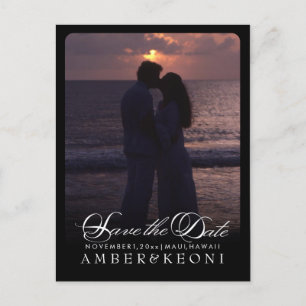 PixDezines sparen de Datum/het Fancy Manuscript Aankondigingskaart