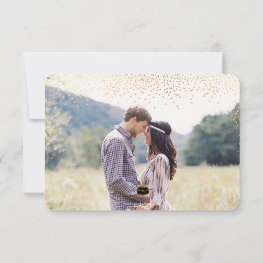PixDezines — Specificaties Faux Gold/Opslagdatum/D Save The Date (Achterkant)