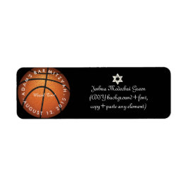 ✡ pixDezines spel op! Basketbal Bar Mitzvah Etiket