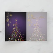 PixDezines Sprankelende Kerstboom|DIY kleur... Feestdagen Kaart (Binnen)