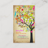 PixDezines Spring blooms/boomtrimmers ♥ ♥ Visitekaartje (Achterkant)